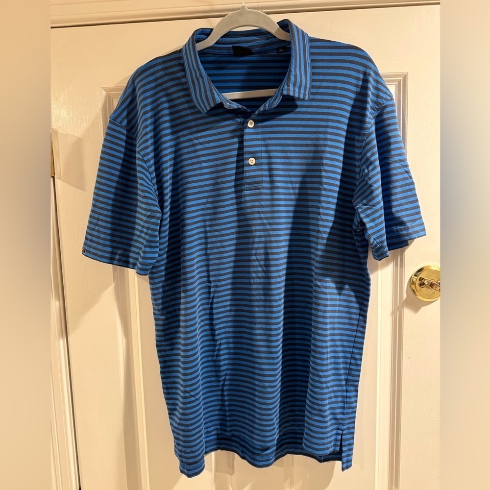 TIBURON! EUC Dunning Golf men’s shirt from golf club in NAPLES FLORIDA. Size L